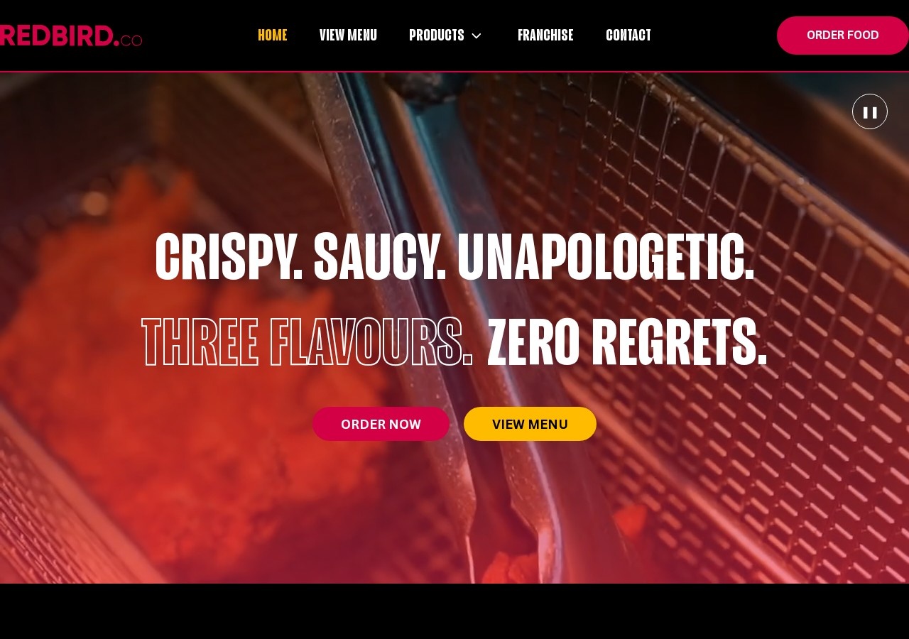 Redbird website homepage